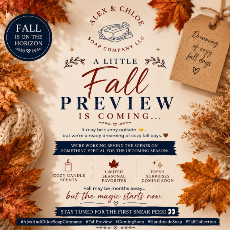 🍂 Fall is on the way, and we're getting excited!