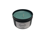 Rose Petals Teal 7 oz Candle Tin