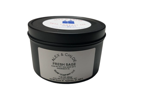 Fresh Sage 7 oz Candle Tin