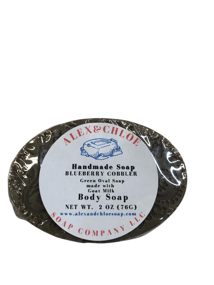 Blueberry Cobbler 2” Oval Soap