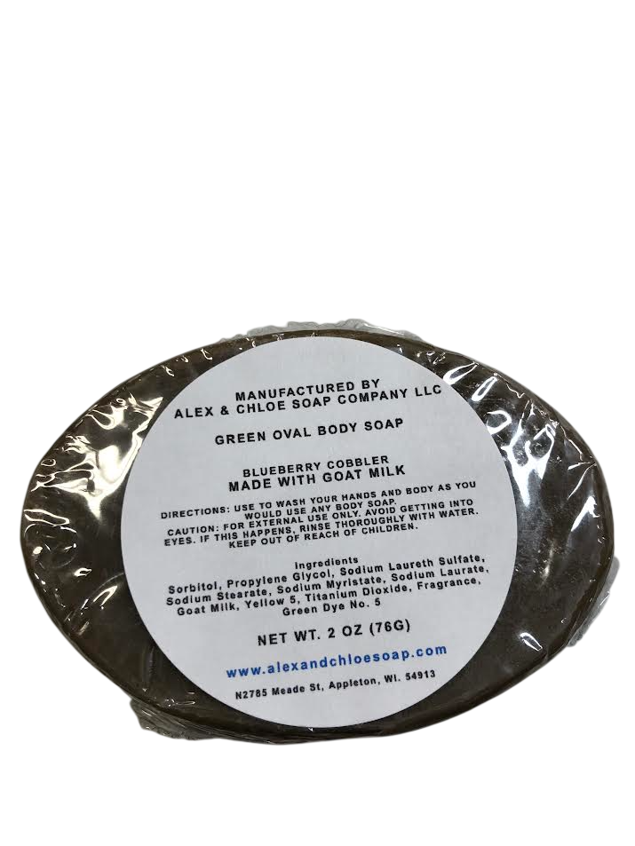 Blueberry Cobbler 2” Oval Soap