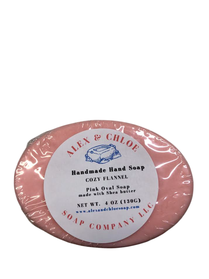 Cozy Flannel 3” Oval Soap