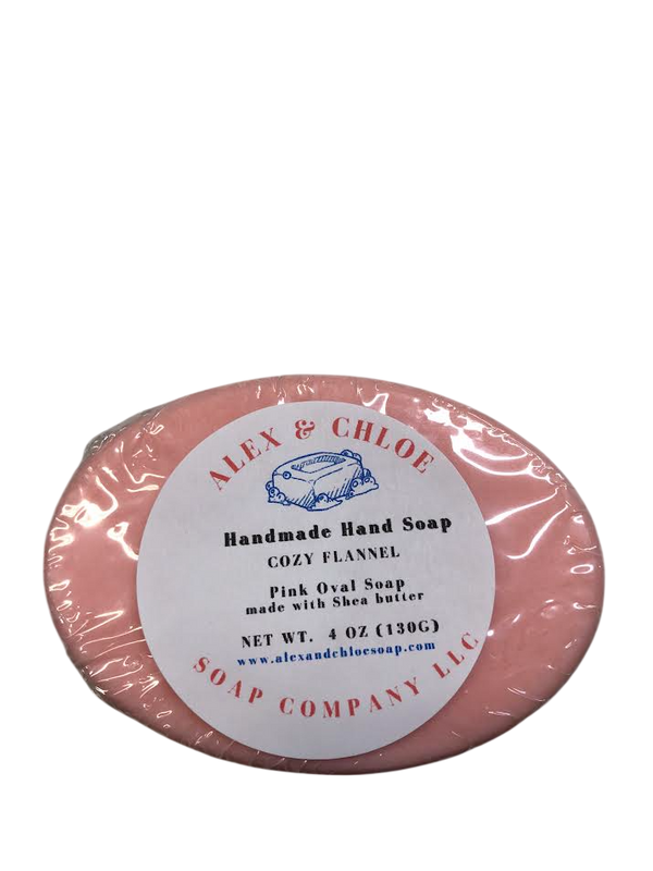 Cozy Flannel 3” Oval Soap