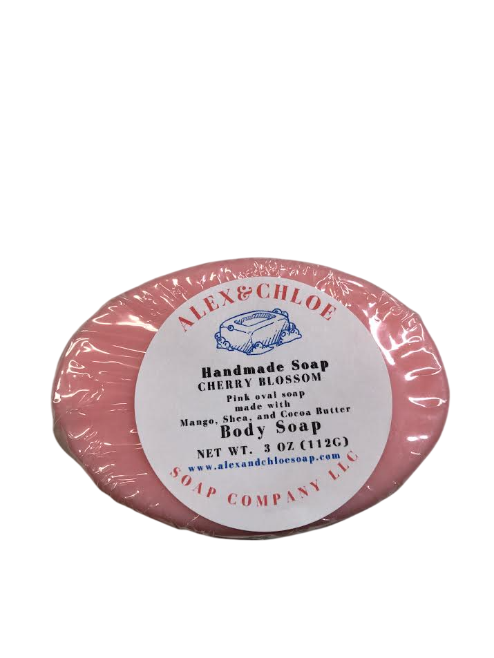 Cherry Blossom 3” Oval Soap