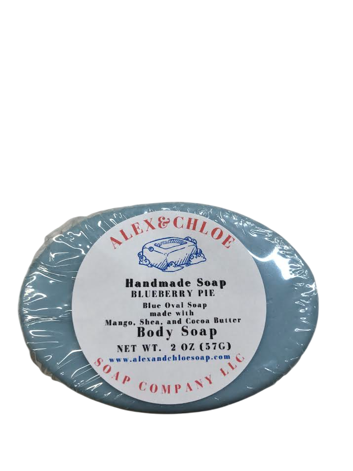 Blueberry Pie 3” Oval Soap