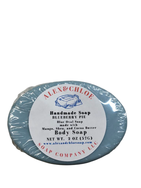 Blueberry Pie 3” Oval Soap