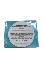 Volcano 3” Sky Blue Square Soap