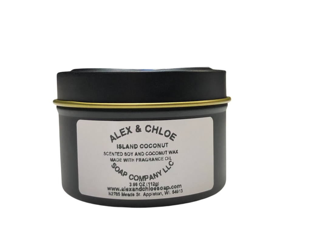 Island Coconut 3 oz Candle Tin