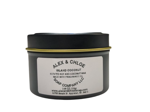 Island Coconut 3 oz Candle Tin