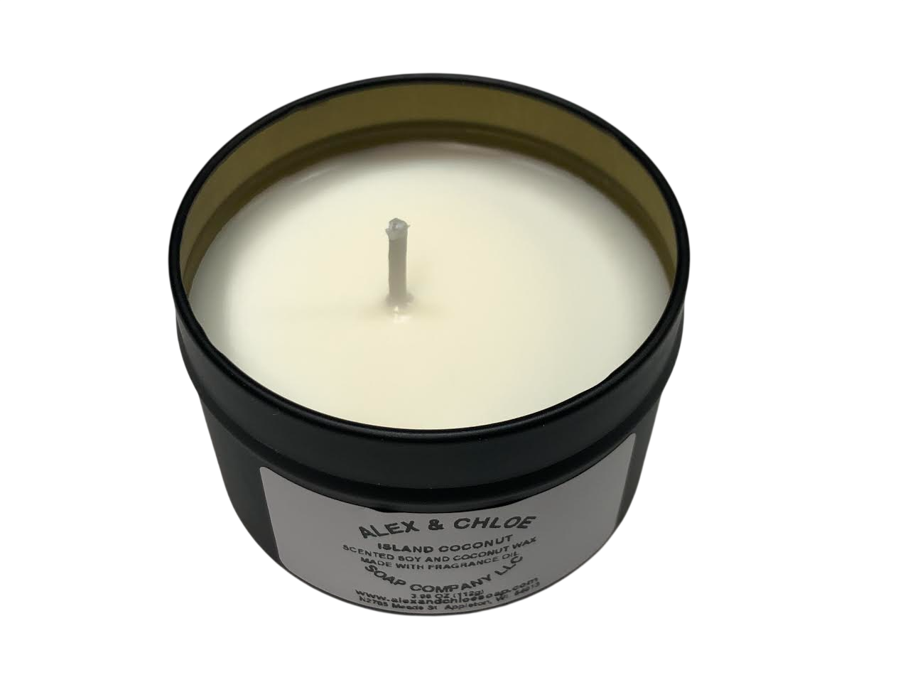 Island Coconut 3 oz Candle Tin