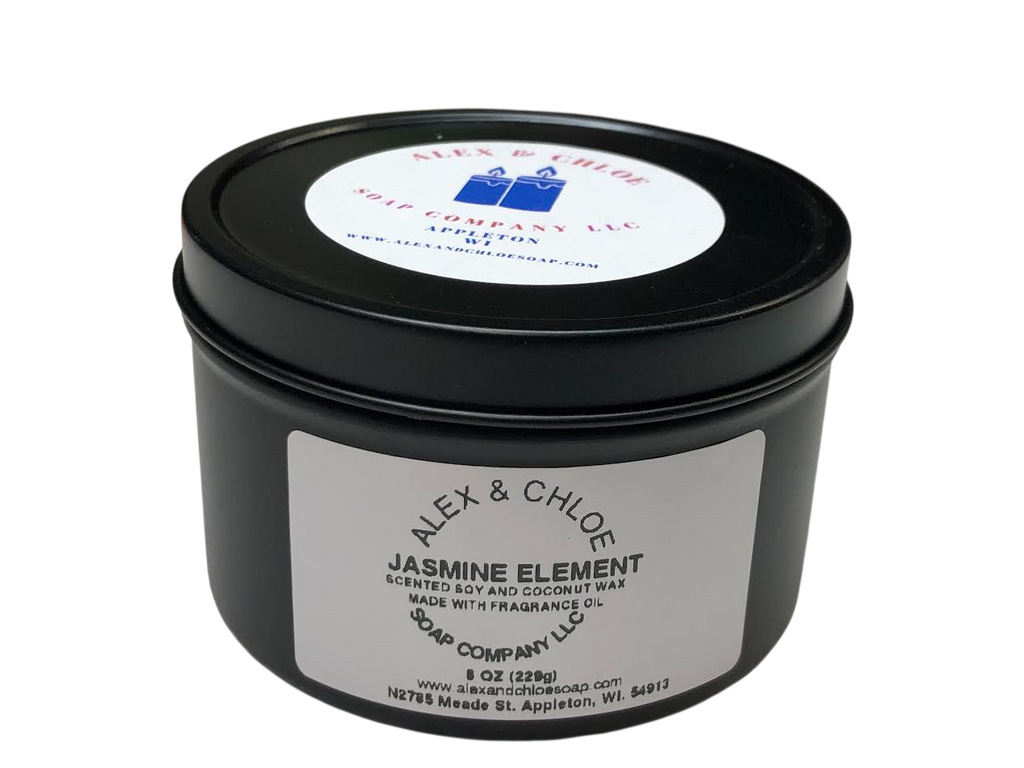 Jasmine Element 8 oz Candle Tin