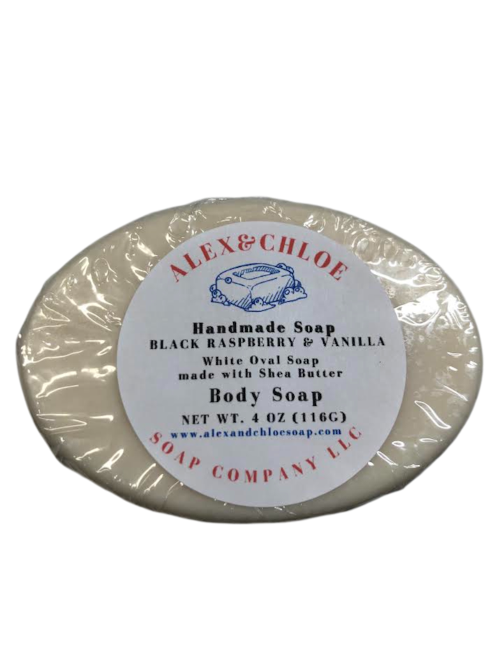 Black Raspberry & Vanilla 3” Oval Soap