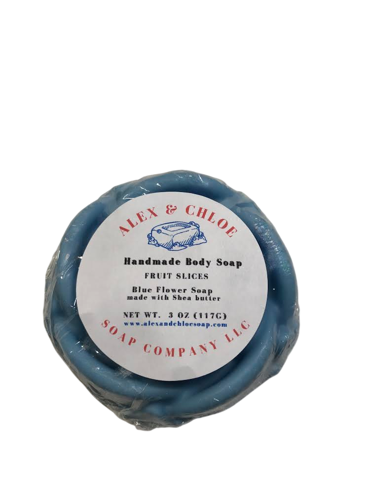 Fruit Slices  3” Round Flower Soap