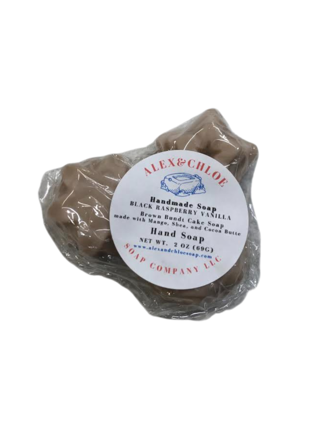 Black Raspberry & Vanilla Bundt Cake Soap