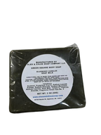 Blueberry cobbler 3” Green Square Soap