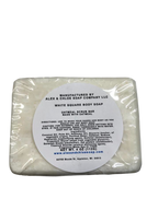Oatmeal Scrub Bar 4” White Square Soap