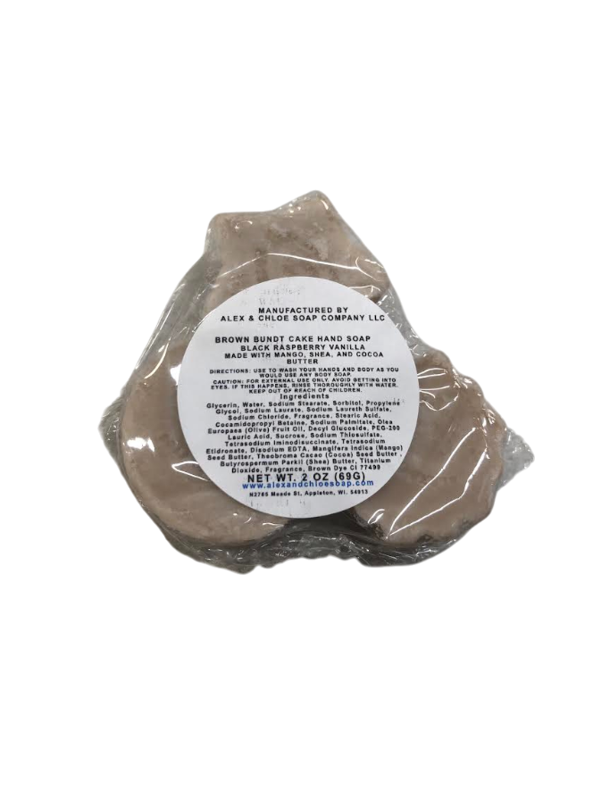Black Raspberry & Vanilla Bundt Cake Soap