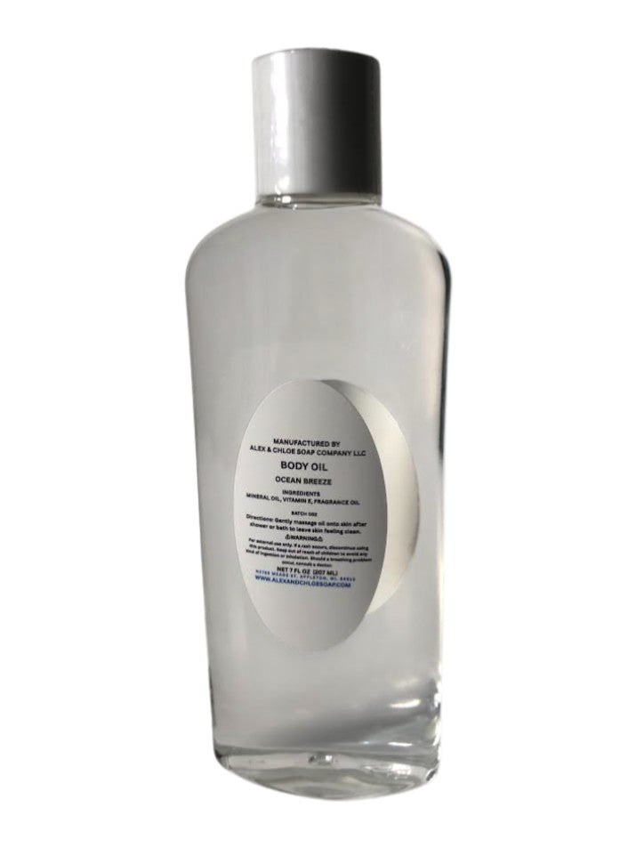 Ocean Breeze Body Oil 7 Oz