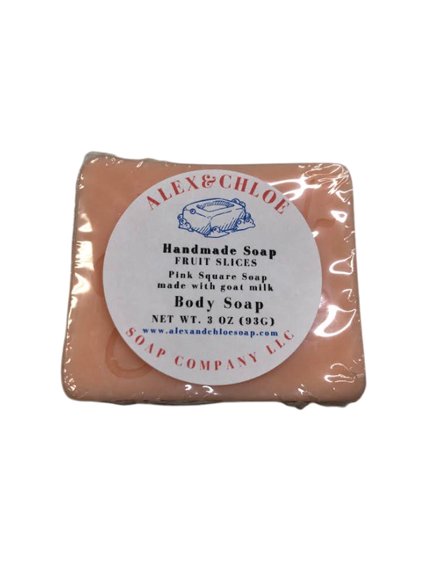 Fruit Slices 3” Orange Square Soap