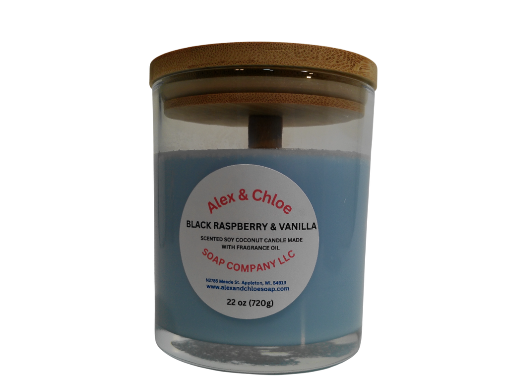 Black Raspberry and Vanilla 22 oz Candle