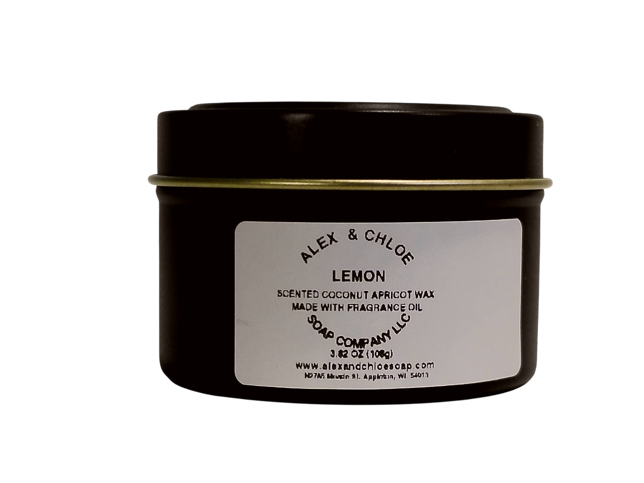 Lemon 3 oz Candle Tin