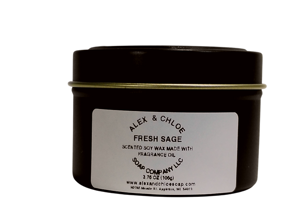 Fresh Sage 3 oz Candle Tin