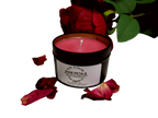Rose Petals Red 3 oz Candle Tin
