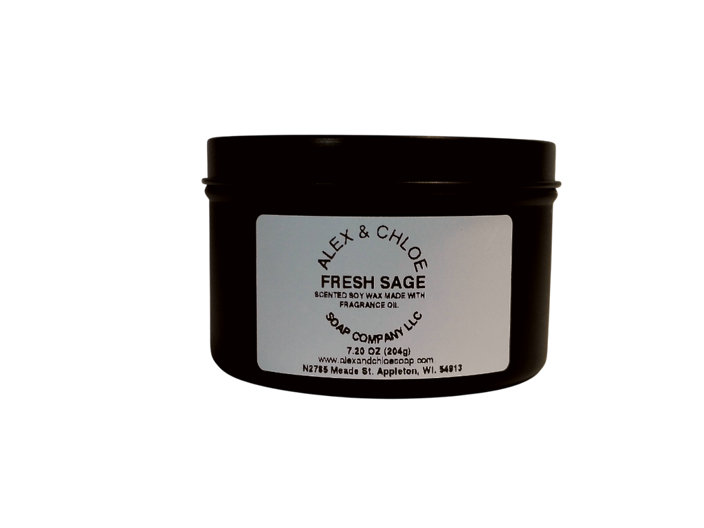 Fresh Sage 7 oz Candle Tin
