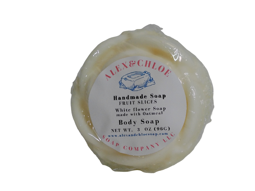 Fruit Slices 3” Round Flower Soap