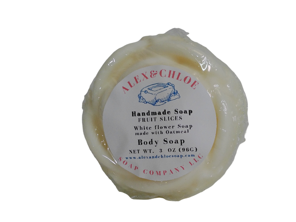 Fruit Slices 3” Round Flower Soap
