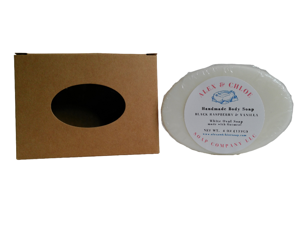 Black Raspberry & Vanilla 3” Oval Soap