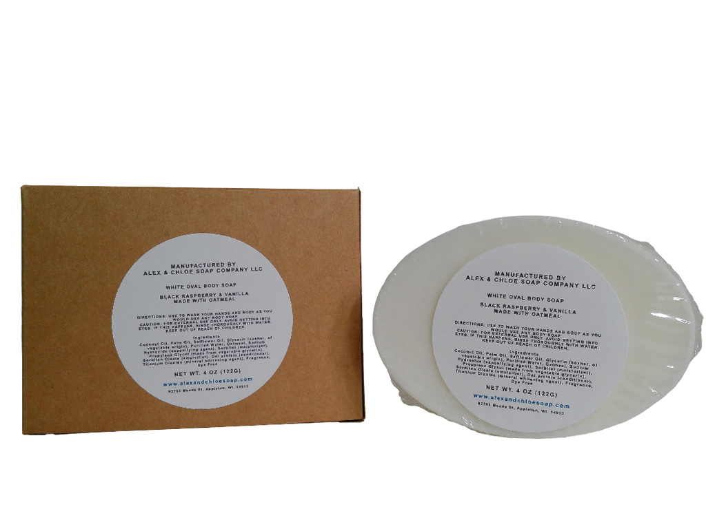Black Raspberry & Vanilla 3” Oval Soap