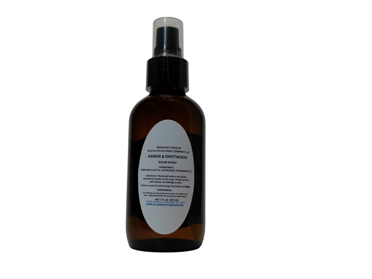 Amber & Driftwood Room Spray 7 oz