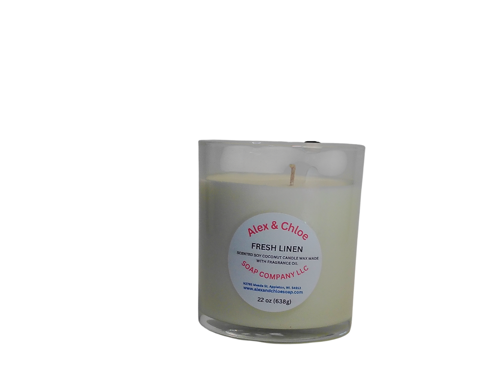 Fresh Linen 22 oz Candle