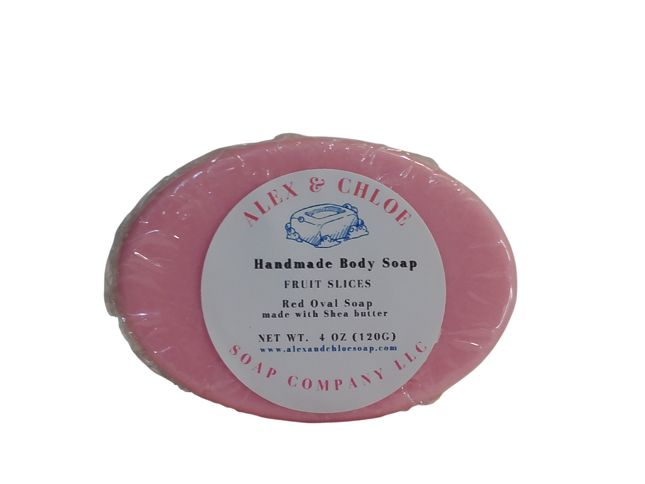 Fruit Slices Cherry 3” Oval Soap
