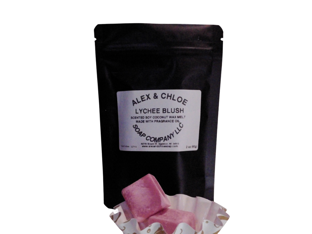 Lychee Blush Cubes Wax Melts 2oz Bag