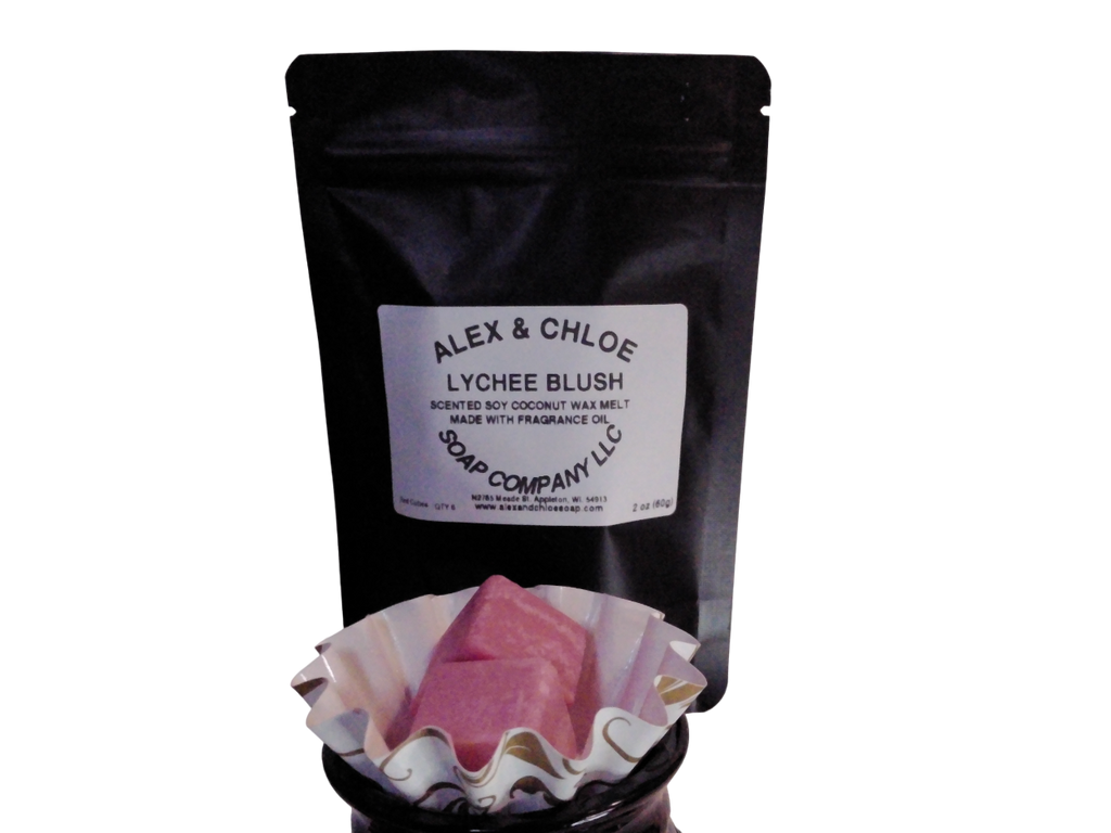 Lychee Blush Cubes Wax Melts 2oz Bag