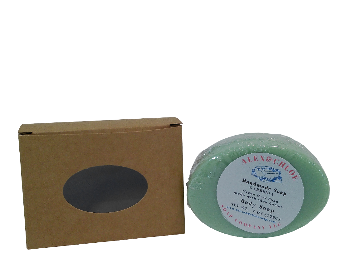 Gardenia 3” Oval Soap