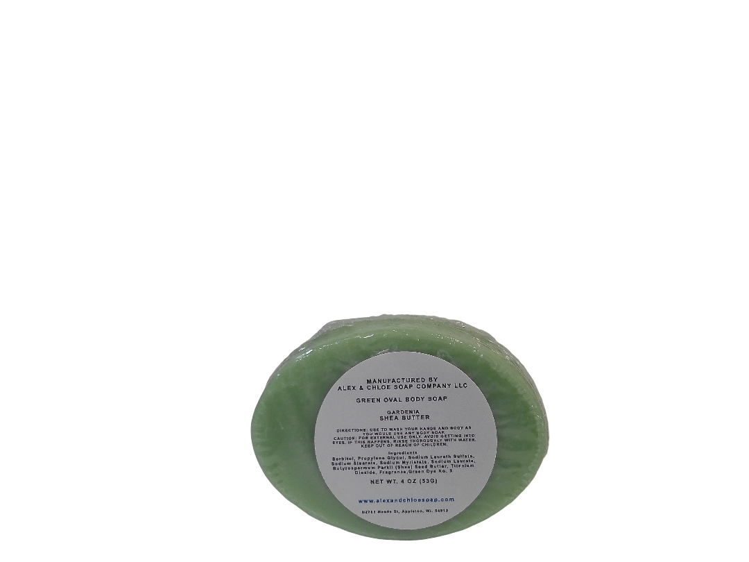 Gardenia 3” Oval Soap