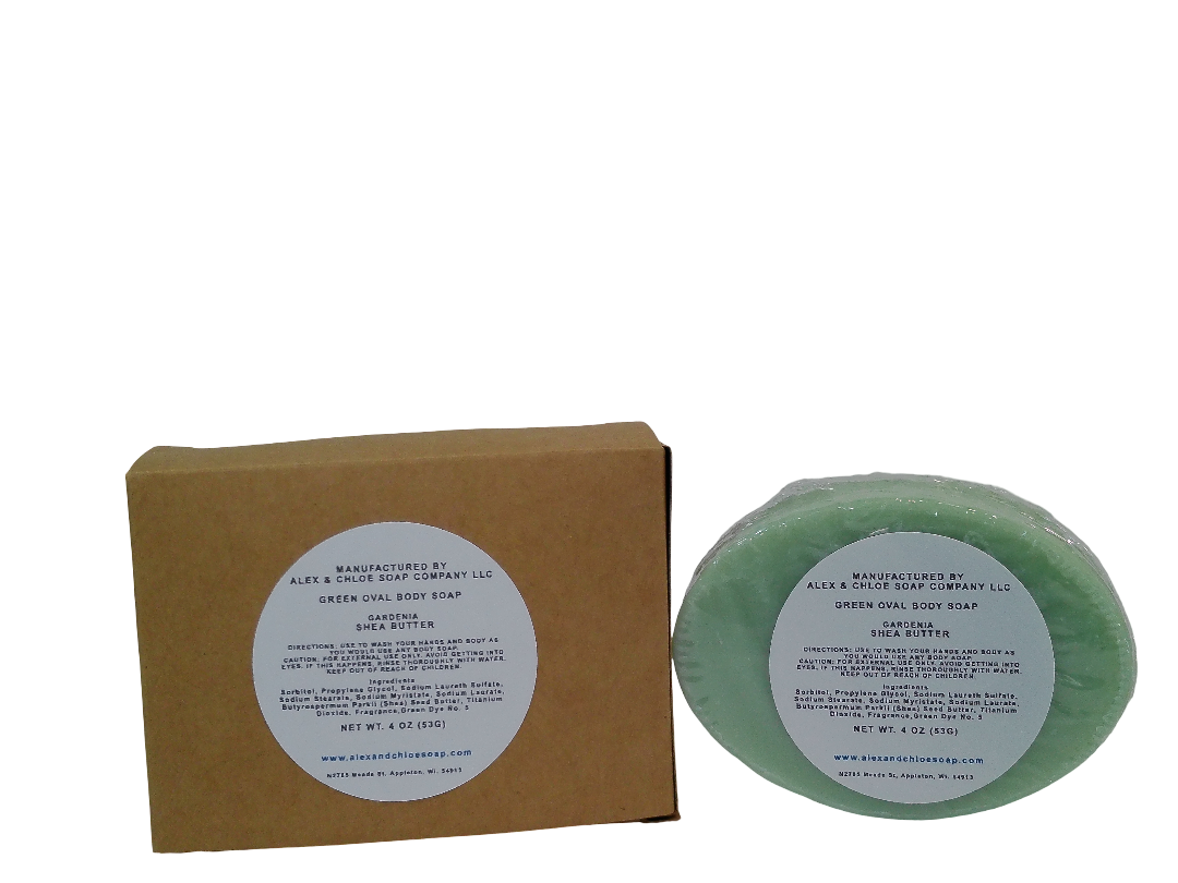 Gardenia 3” Oval Soap