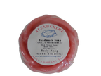 Vanilla Shortbread Red 3” Round Flower