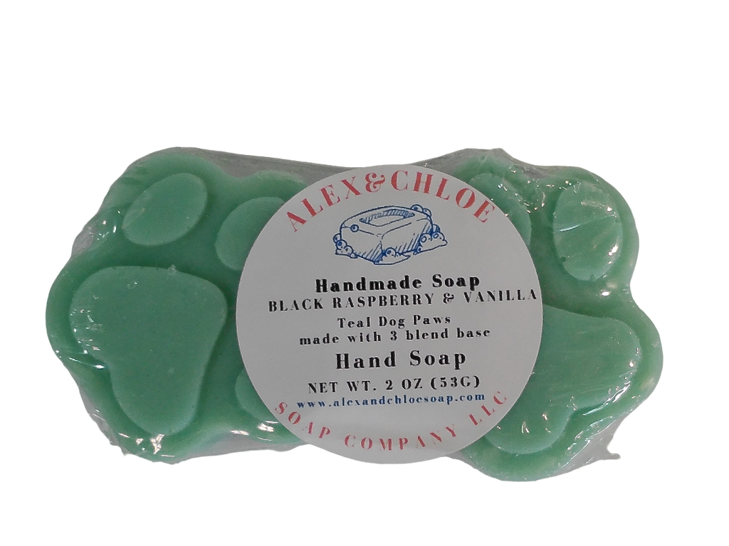 Black Raspberry & Vanilla Dog Paws Soap