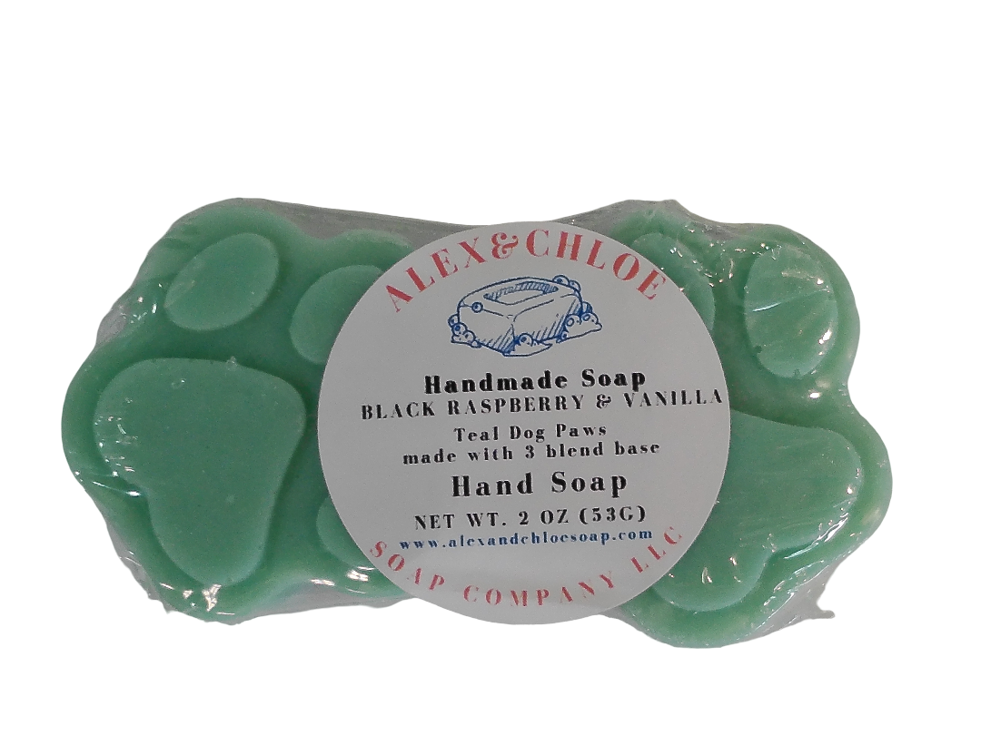 Black Raspberry & Vanilla Dog Paws Soap
