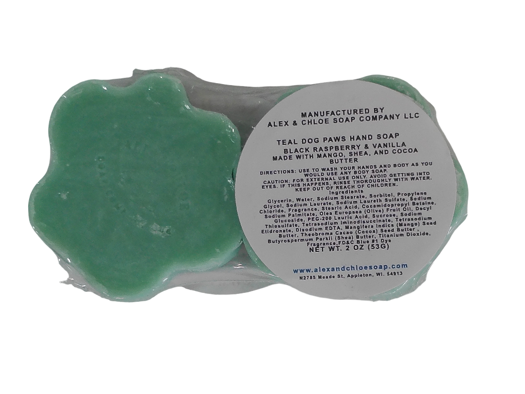 Black Raspberry & Vanilla Dog Paws Soap