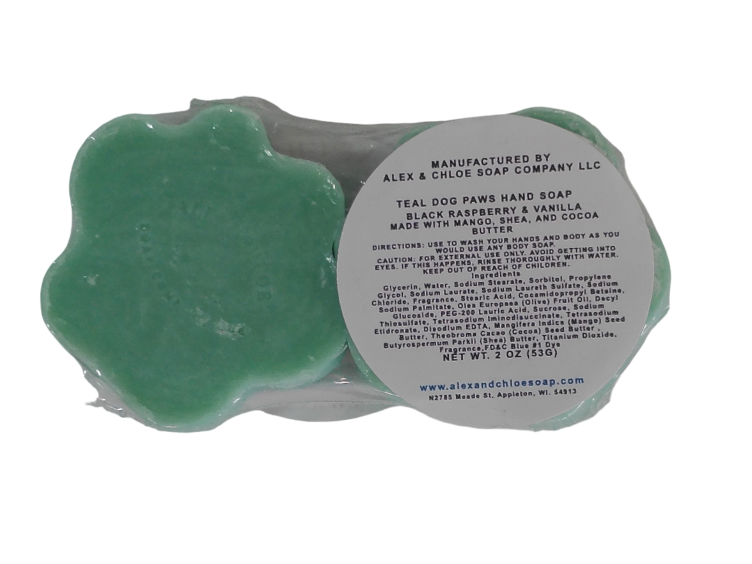Black Raspberry & Vanilla Dog Paws Soap