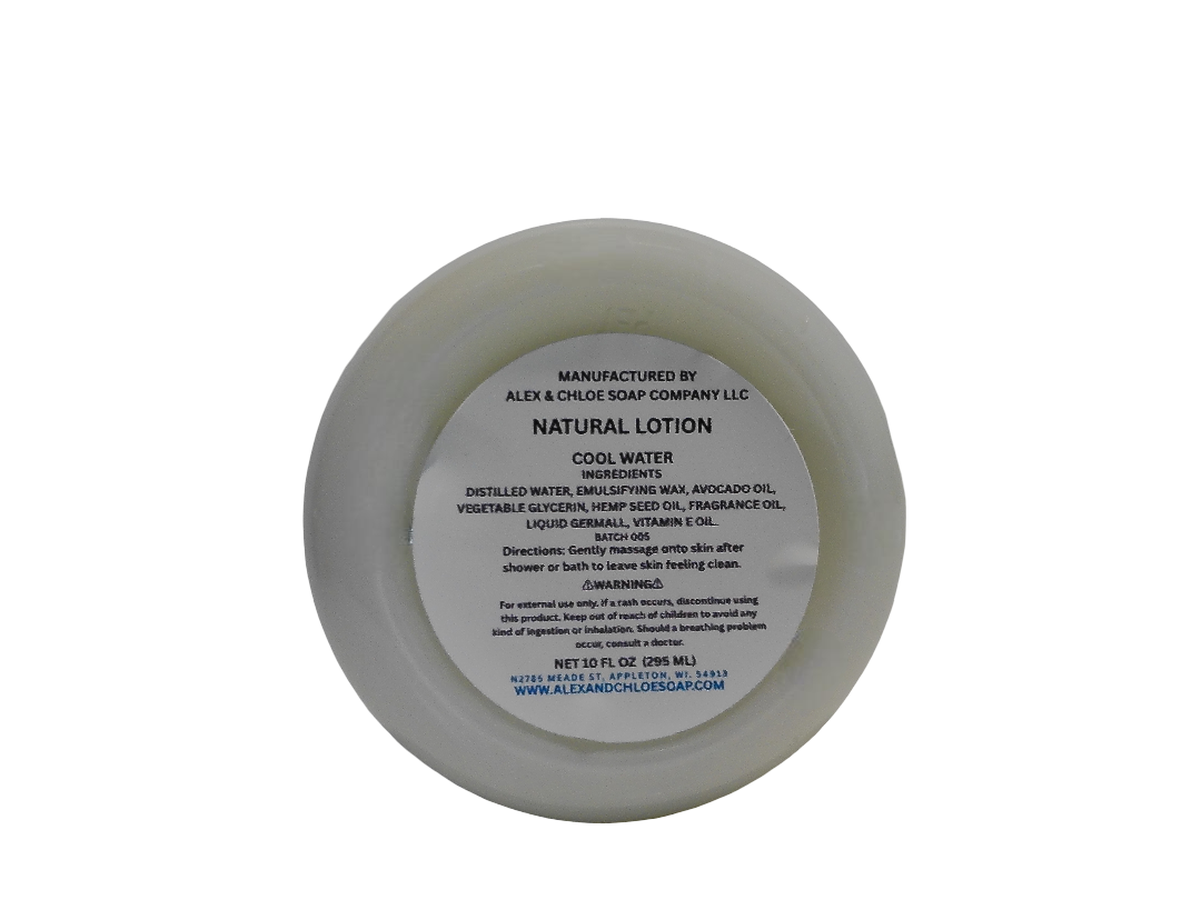 Cool Water Natural Lotion White
