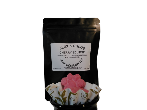 Cherry Eclipse Dog Paw Wax Melts 2oz Bag