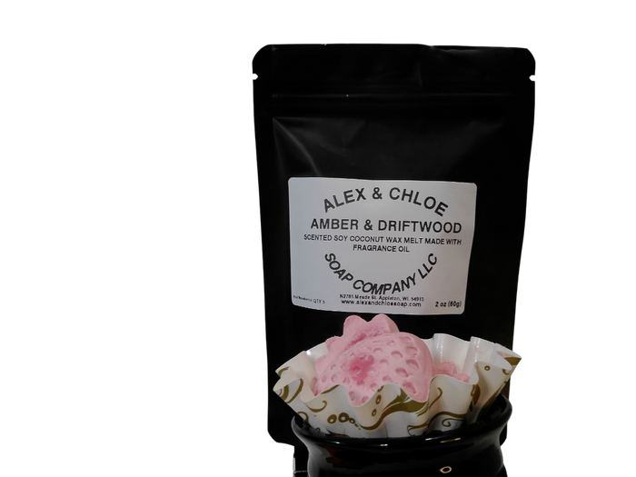 Amber & Driftwood Strawberries Wax Melts 2oz Bag