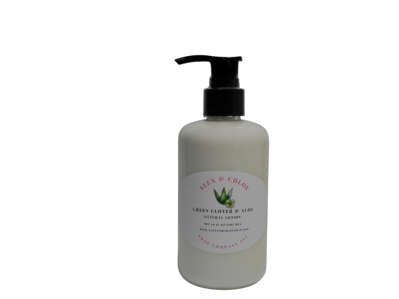 Green Clover & Aloe Natural Lotion White