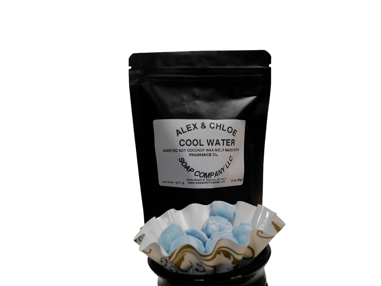 Cool Water Bear Wax Melts 2oz Bag